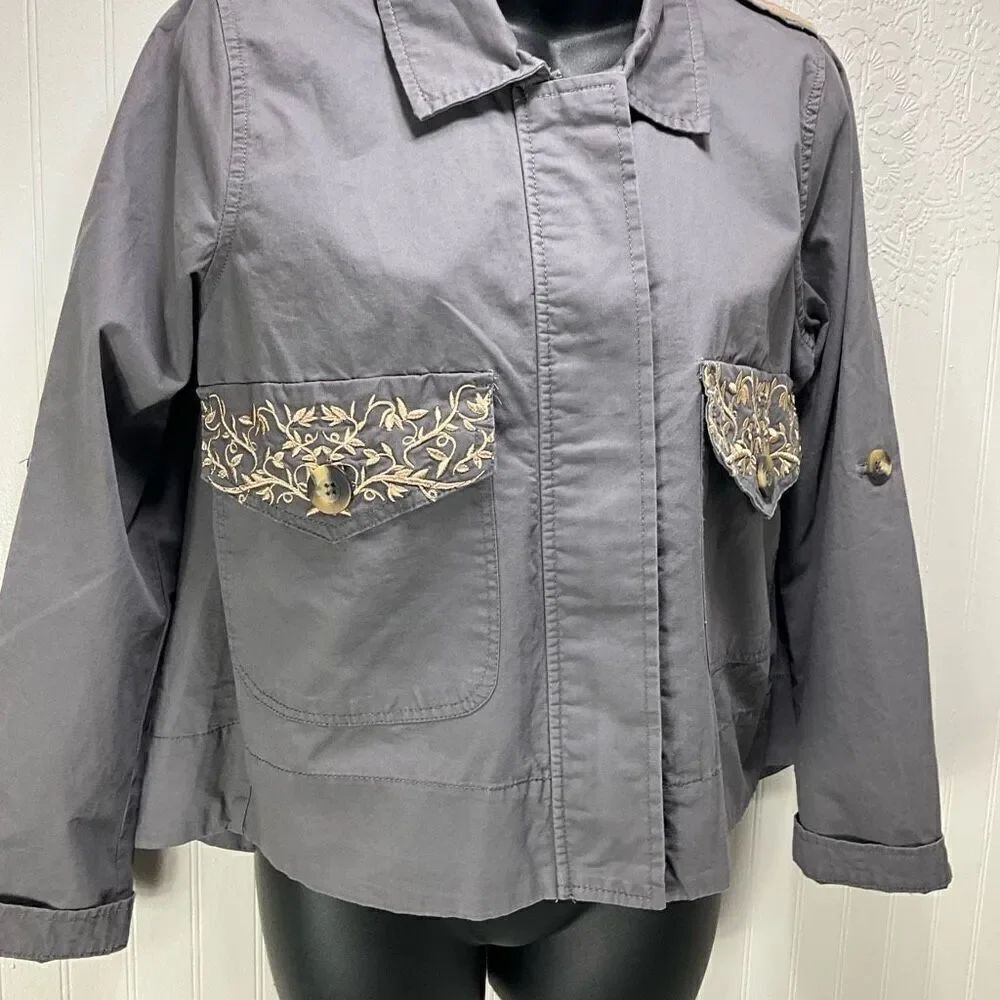 DEMOCRACY Embroidered Jacket - Picture 2 of 7